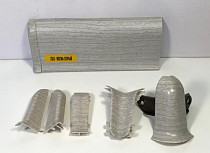 Плинтус Плинтус Ideal Comfort 55mm Ясень серый 253 фото 1 | FLOORDEALER